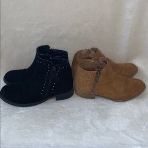 Lot of 2 girls size 13 booties!